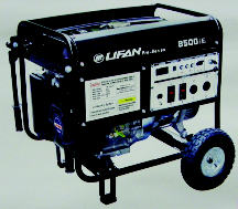 GENERATOR GAS-OPERATED 15HP 120/240V 60AMP 8500W - Portable Gas Engine